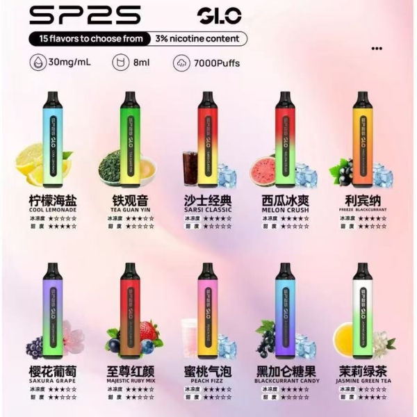 【限時優惠】SP2S7000口 SP2S拋棄式一次性電子煙購